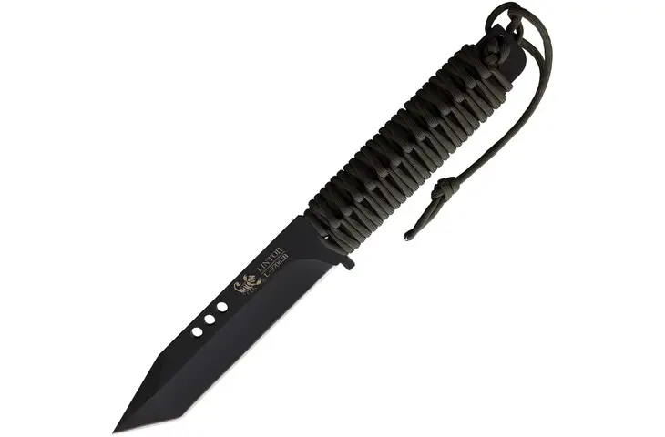 Linton Cutlery 12.25in Black Cord Wrapped Knife L97062B
